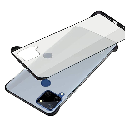 Picture of Realme C15/C12 Frameless Matte Transparent Back Cover without ring