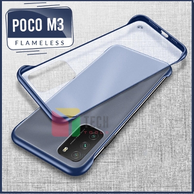 Picture of For Xiaomi Poco M3 Clear Matte Back Cover Frameless Case