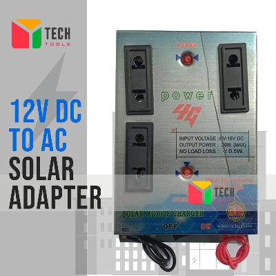 Picture of Solar Adapter 12V Dc To Ac (3 Socket)