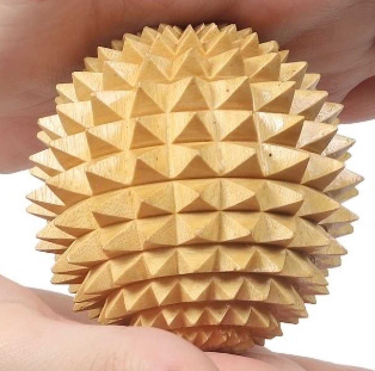 Picture of Acu Wooden Hand Roller Ball Massager (Advanced Quality) Home/Gym or Sports Exerciser for Men & Women