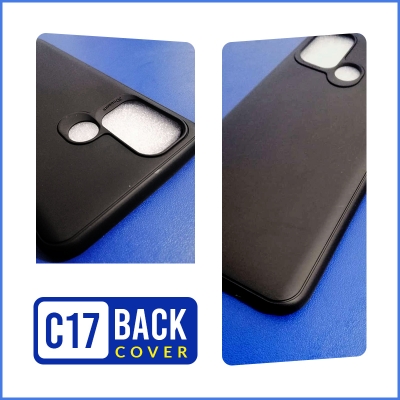Picture of For Realme C17 Soft TPU Leather Case Shockproof Back Cover