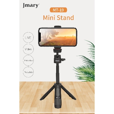 Picture of Jmary MT19 mobile stand phone holder camera stand Selfie stick tripod mini tripod mobile phone holders