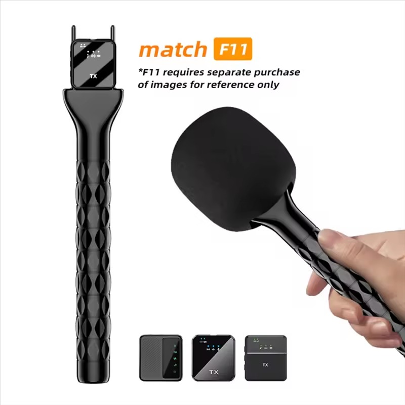 Picture of Handheld Wireless Microphone Interview Stick