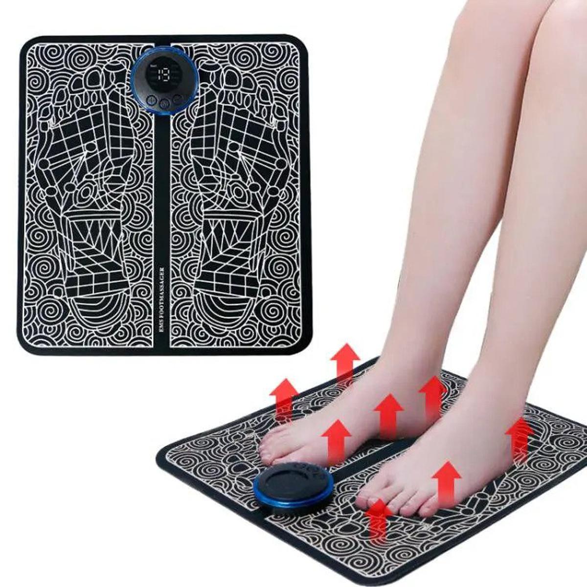 Picture of EMS Foot Massager | Folding Portable Feet Massage | Electronic Muscle Stimulatior Massage Mat USB Rechargeable