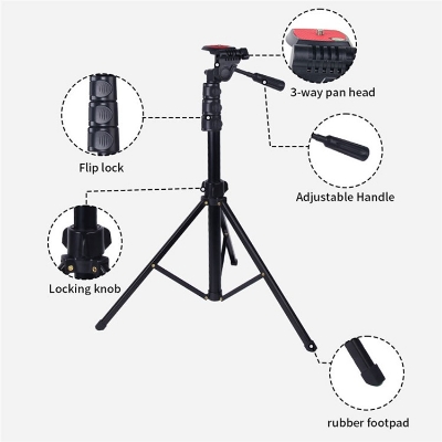 Picture of JMARY KP-2206 1,7m Multifunctional Portable Tripod Phone Tele-folder Stand For Live Streaming, Selfie