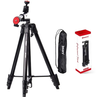 Picture of Jmary KP-2207 Professional Heavy Duty Aluminum Extendable Tripod with Mobile Holder UNC 1/4 Screw