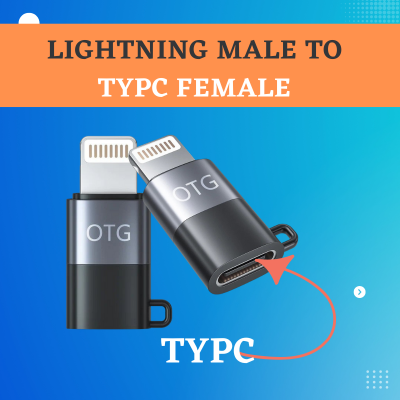 Picture of Type-c to Lightning Male Female OTG Adapter