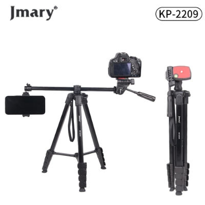 Picture of JMARY KP 2209 Horizontal Extension Rod Cell Phone Camera Folding Tripod Stand