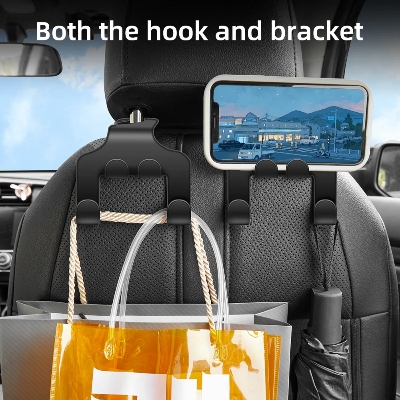 Picture of Car Seat Headrest Hook Storage Hanging For Back Seat Universal Interior Holder