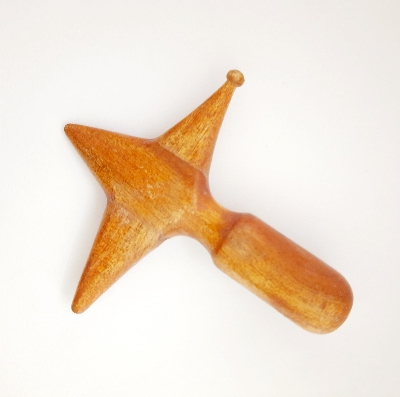 Picture of Wood Wooden Massager Tool Portable Cross Material Safety Wooden Sole Massager Handmade Traditional Expression Tool