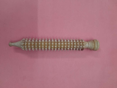 Picture of Acu Hand Roller Massager (Mahogany Wood) Home/Gym or Sports Exerciser for Men and Women 5 inch