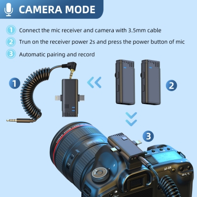 Picture of Jmary MW-16 2.4G Wireless Microphone For Mobile & Camera