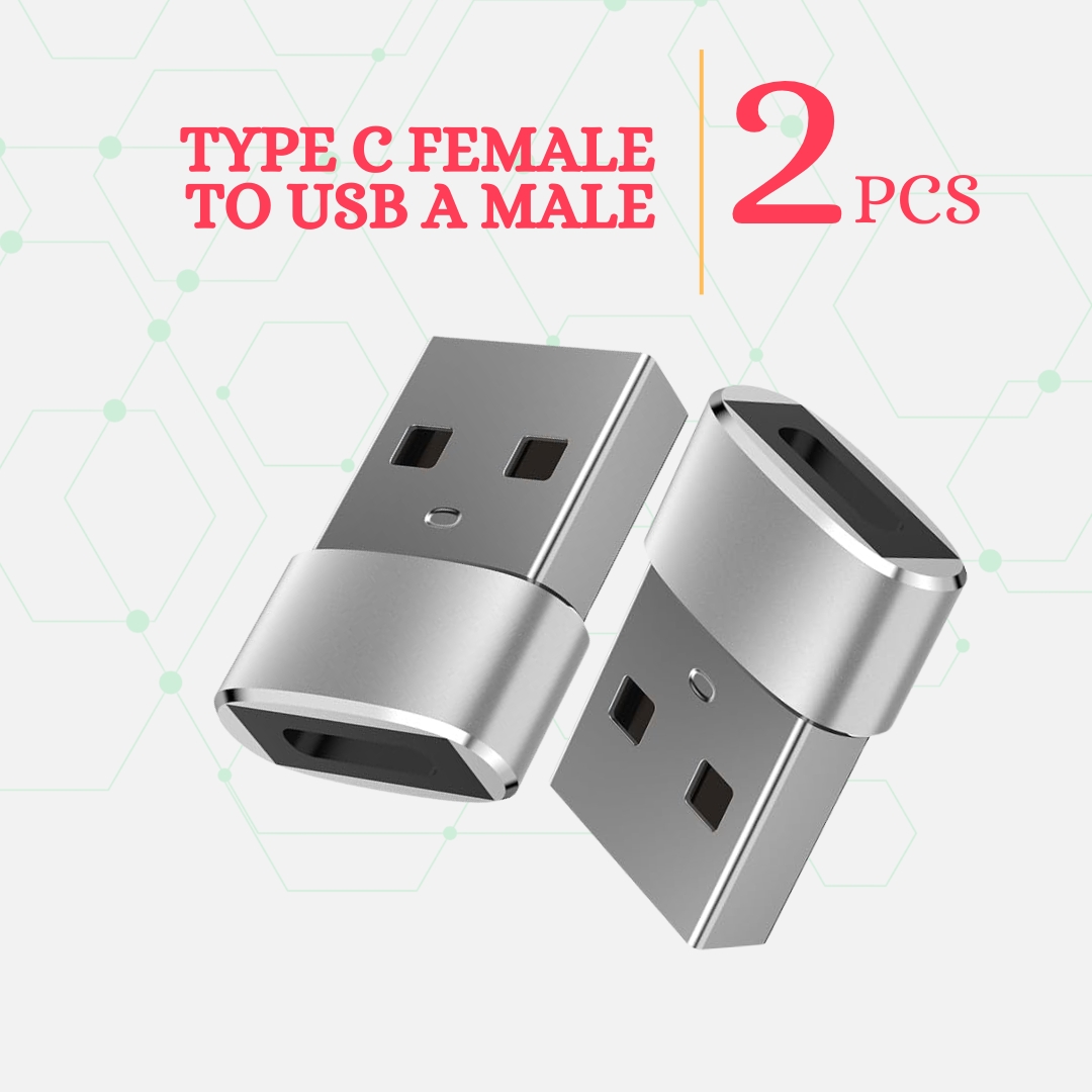 Picture of OTG Type C Female To USB A Male Converter- 2pcs