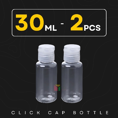 Picture of Plastic Oil Bottle Tiptop Cap 30Ml Transparent- 2pcs