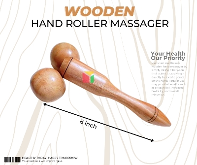 Picture of Acu Wooden 3D Whole Body Massager Home/Gym or Sports Exerciser for Men & Women