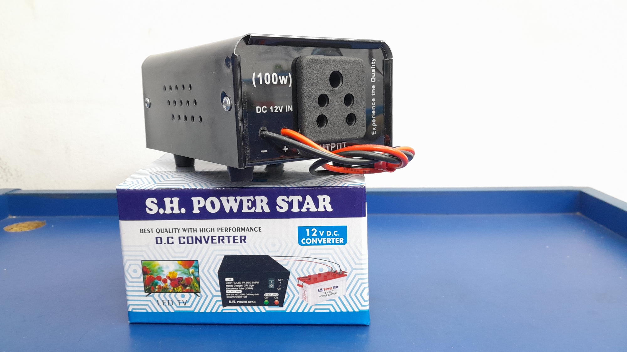 Picture of 12V Dc To 220V Ac Converter Inverter 100 Watt - Reliable Power Conversion Solution For Home Or Office