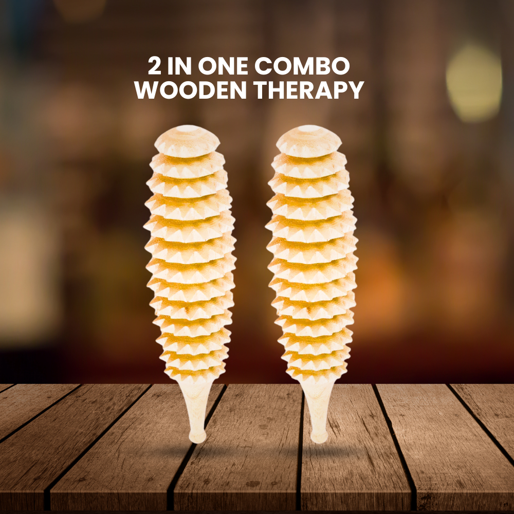 Picture of Wooden Acupressure and Pain Relief Finger Massager Wooden Hand Massager