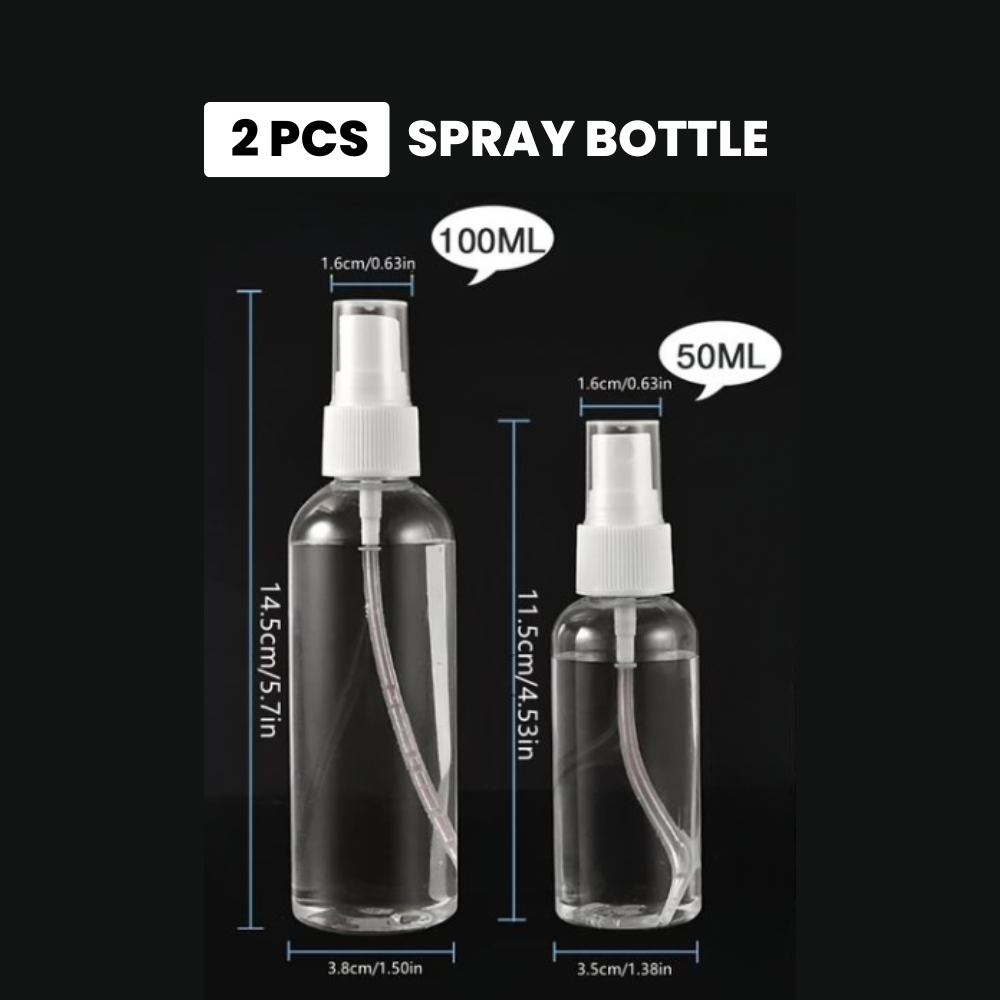 Picture of 2-Piece Spray Bottle Set (50ml & 100ml)