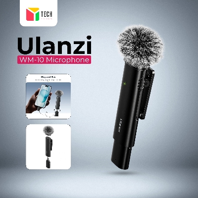 Picture of Ulanzi WM-10 Wireless Clip-on Microphone for Type-c Mobile