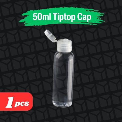 Picture of Plastic Oil Bottle Tiptop Cap 50Ml Transparent- 1 Pcs