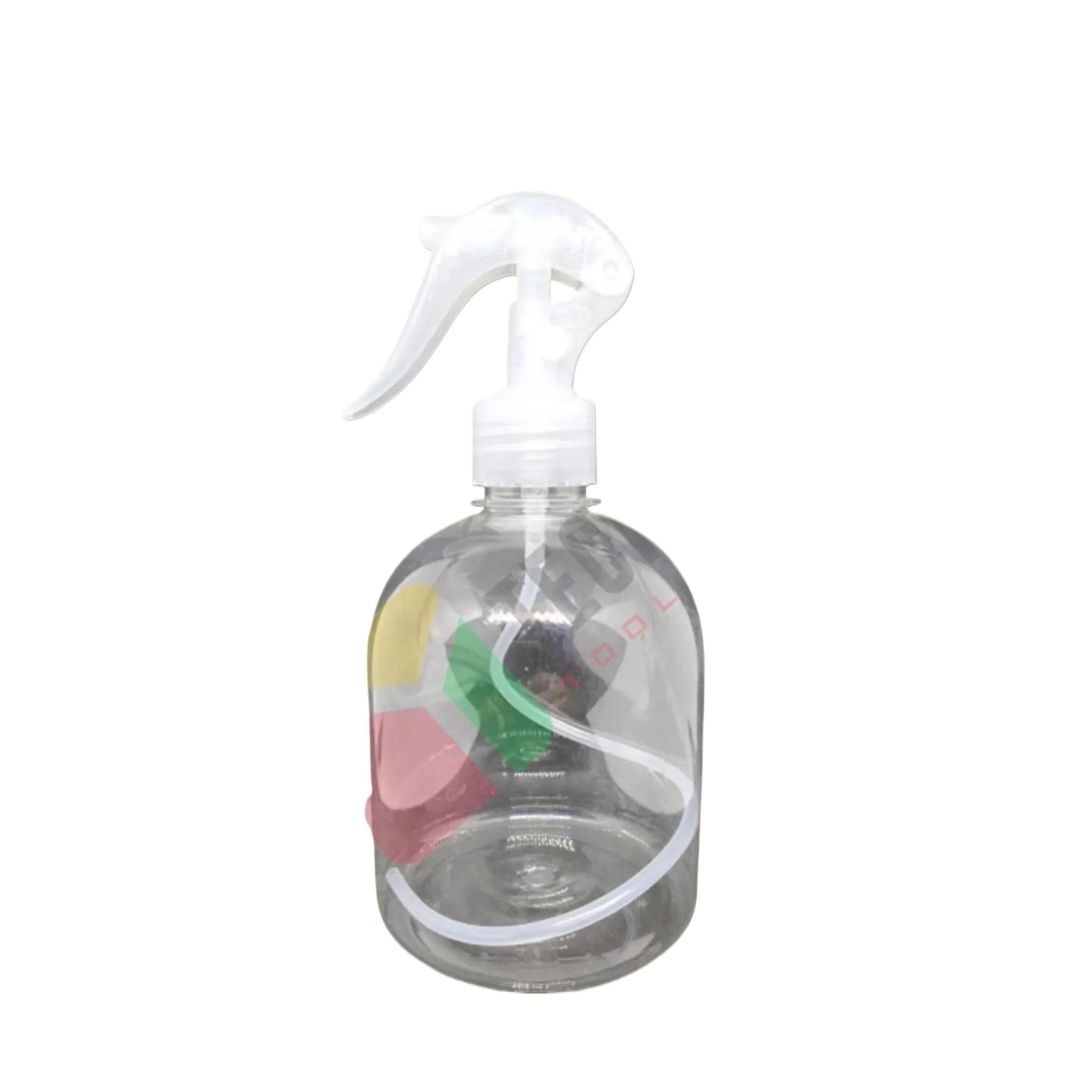 Picture of Spray Bottle 500ml with LOCK Switch Nozzle For Cleaning and Iron Water Disinfection Transparent