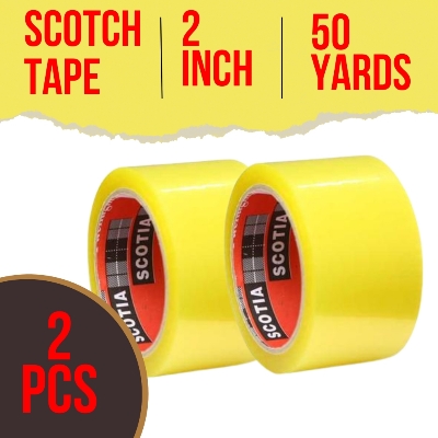 Picture of Scotch tape -50 yard (transparent)- 2 inch 2 pcs