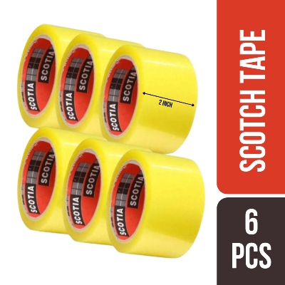 Picture of Scotch tape -50 yard (transparent)- 2 inch 6 pcs