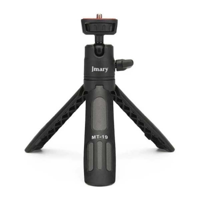 Picture of Jmary MT-19 Mini Tripod Stand with Universal Mobile Phone Holder and High quality aluminum alloy Ball-Head