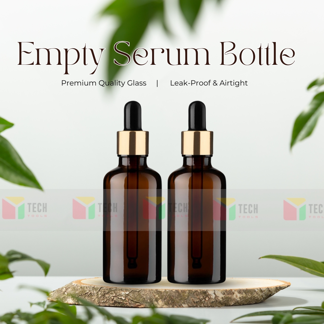 Picture of High-Quality 30ml Empty Glass Dropper Bottle – Ideal for Beauty Serums & Essential Oils- 2 pcs