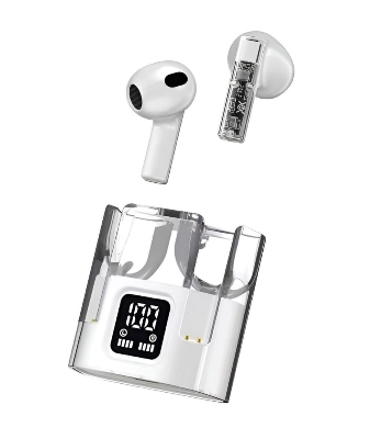 Picture of Mobicom G70 Crystal TWS Bluetooth RGB Gaming Transparent Earbuds