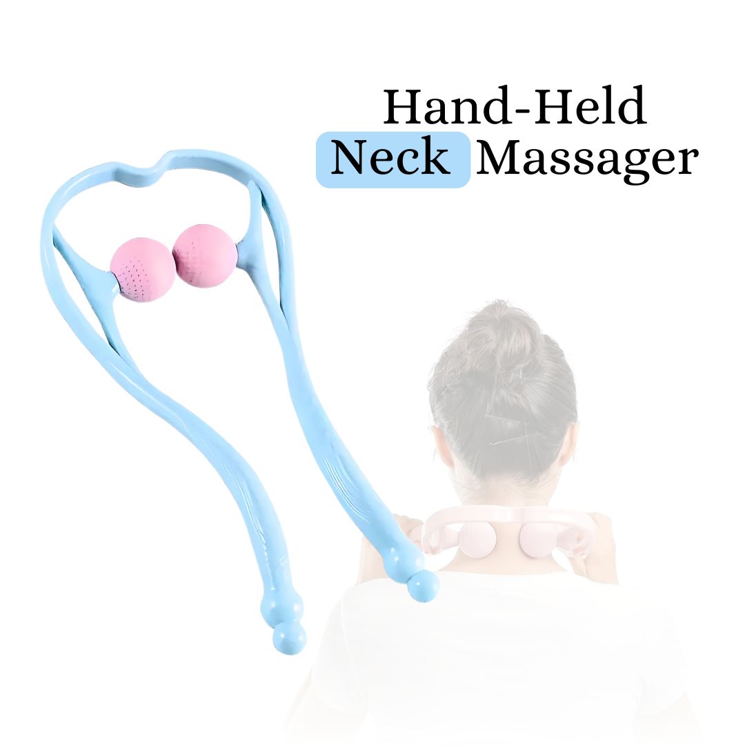 Picture of Manual Neck Massager Kneading Fitness Mini Handheld Neck Massager Neck Massage Instrument Shoulder Neck Massager