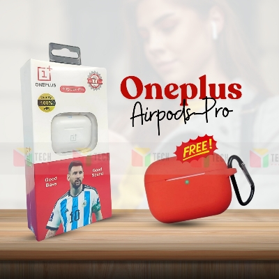 Picture of OnePlus AirPods Pro Wireless Earbuds – Bluetooth Headphones with Free Silicone Cover