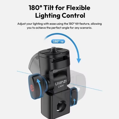 Picture of Ulanzi LA04 Universal Light Stand Adapter with 1/4" Cold Shoe Mount