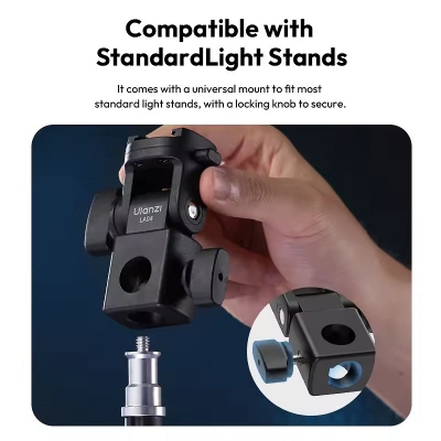 Picture of Ulanzi LA04 Universal Light Stand Adapter with 1/4" Cold Shoe Mount