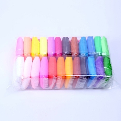 Picture of 12 Colors Soft Super Light Clay Modeling Air Dry Clay For DIY Handmade Toys | Size Medium | 1 pack=12pcs