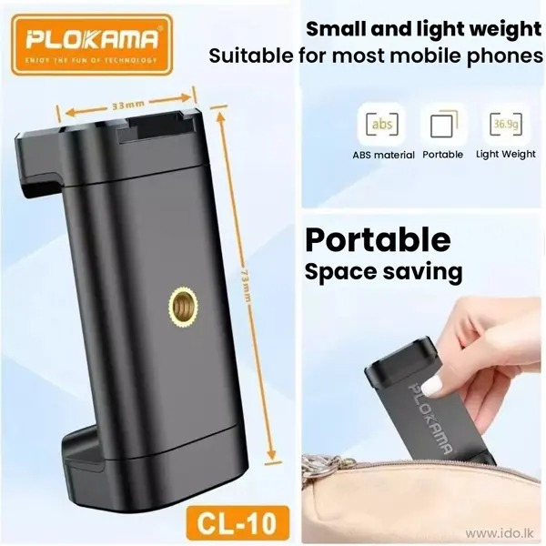 Picture of Plokama CL-10 Tripod Phone Holder