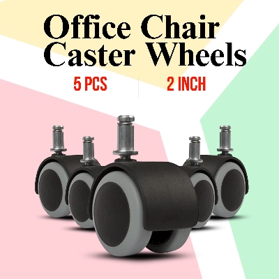 Picture of Office Chair Caster Wheels Replacement(Set of 5) Heavy Duty Caster Support up to 1000bls, 2 inch