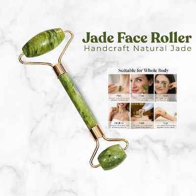 Picture of Jade Stone Facial Roller Massager Face Body Eyes Neck Tool