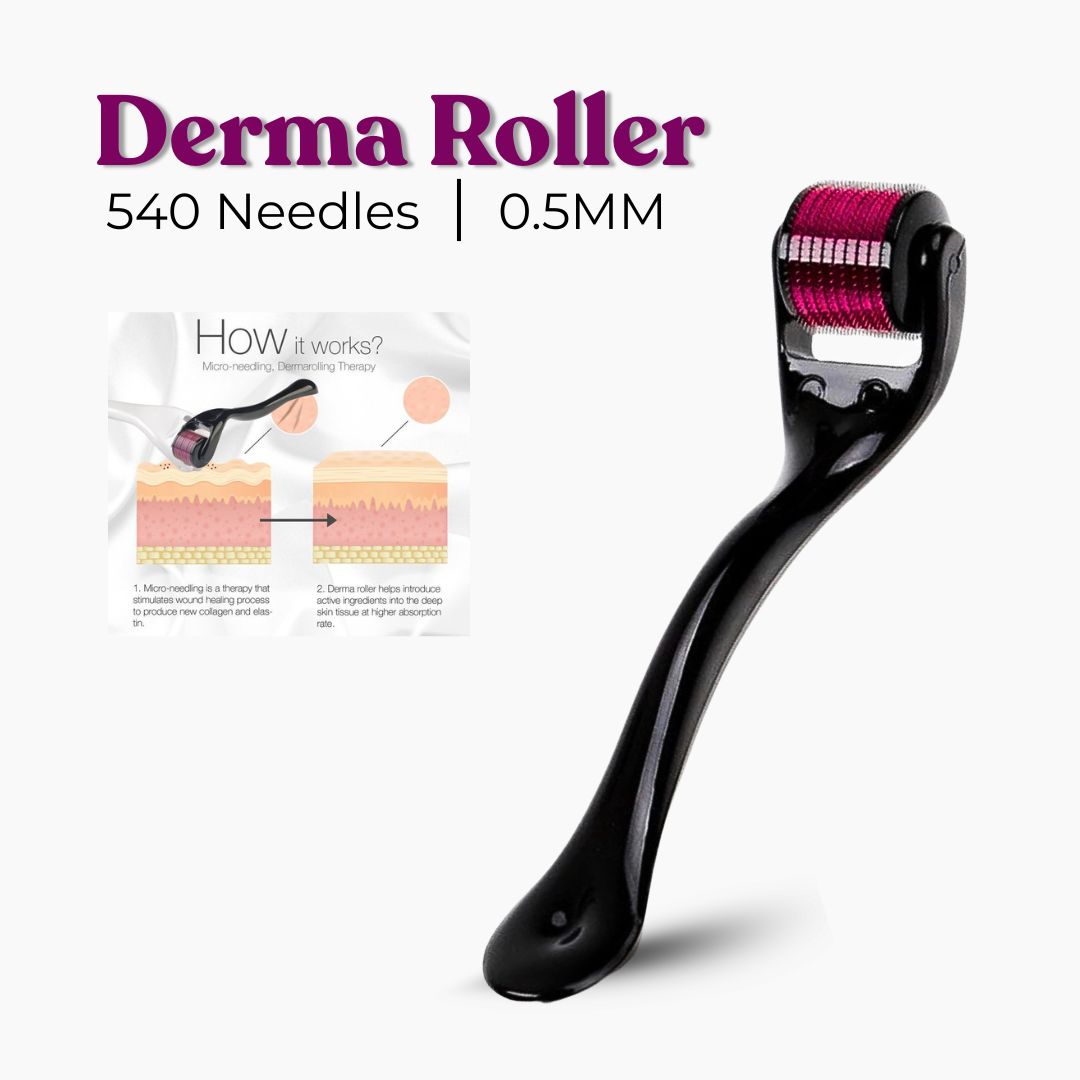 Picture of 0.5MM Microniddle Derma Roller Roller For Face and Hair care
