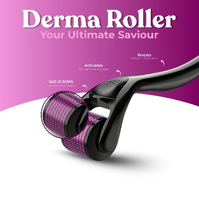 Picture of 0.5MM Microniddle Derma Roller Roller For Face and Hair care