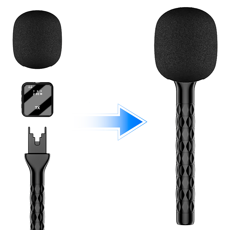 Picture of Handheld Wireless Microphone Interview Stick