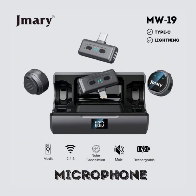 Picture of Jmary MW-19 Wireless Microphone for Type-C & lightning
