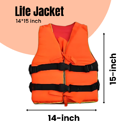 Picture of Life Jacket for Kids & Children – Swimming Safety Vest (14” × 15”)