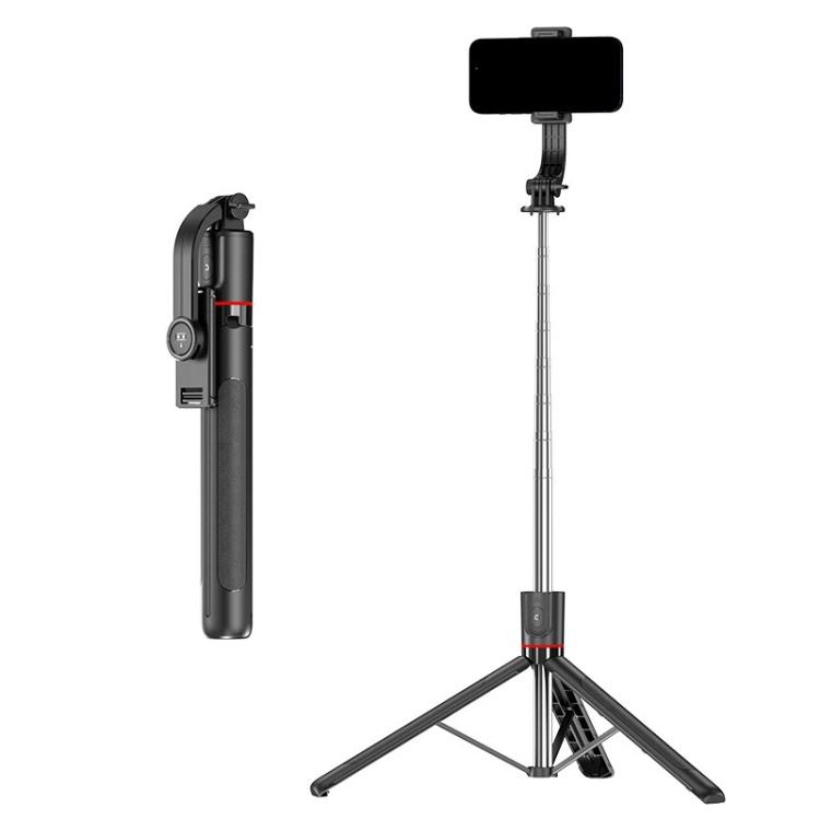 Picture of F15 Selfie Stick Tripod Extendable Pole with Wireless Bluetooth Remote Phone Holder for Smartphone Shooting Vlog Video Recording