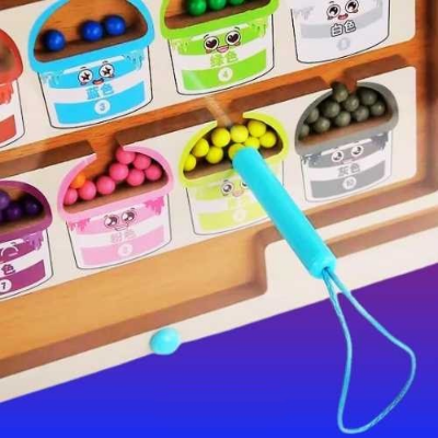 Picture of Wooden Montessori Magnetic Color Sorting Games