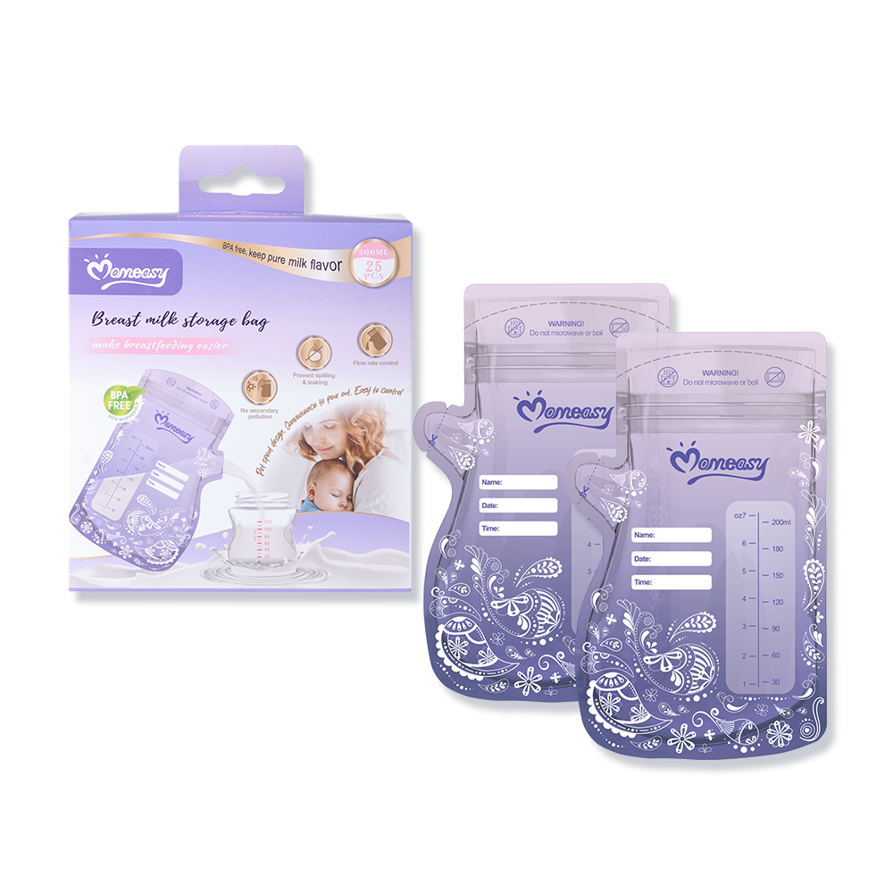 Picture of BPA Free Breastmilk Storage Bags Milk Storage Container Plastic Storage Bags 25pcs Per Box Milk Storing Bags for Breastfeeding