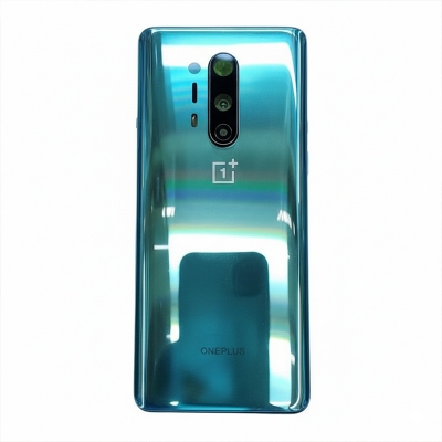 Picture of Original For OnePlus 8 Pro Battery Cover Door Back Housing Rear Case For OnePlus 8 Pro Battery Door Replacement Parts+Camera Lens