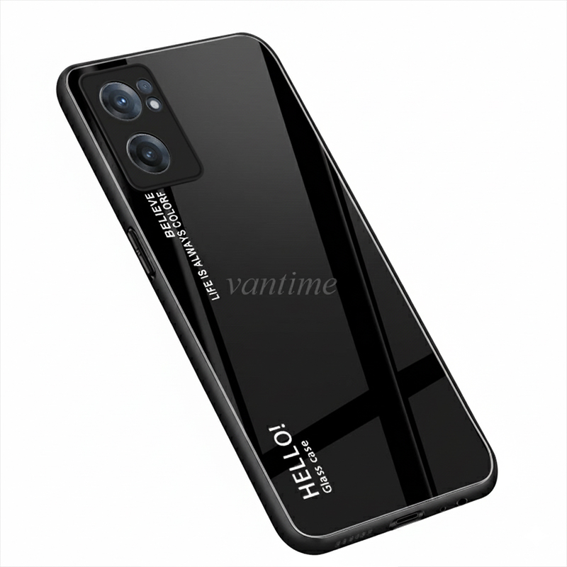 Picture of for OnePlus_Nord CE 2 5G Glass Back Cover For Boys Glossy Tempered Glass Shockproof Soft Edge Phone Cases - Phone