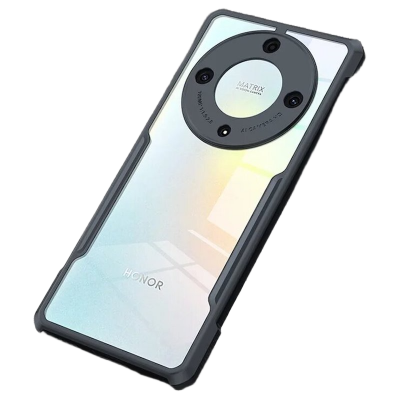 Picture of For Honor X9A Xundd Back Cover Reinforced Unique Shockproof Cushion Back Clear Hybrid Transparent Hard Cover Casing