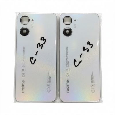 Picture of Replacement Backshell Panel + midel frame for Realme C33 Battery Back Door Back panel